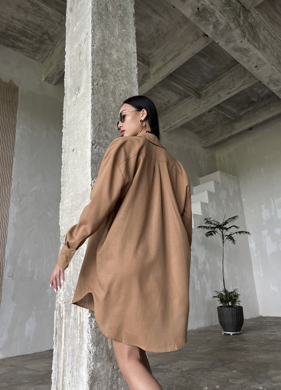 München, Hemd, beige00-00003117