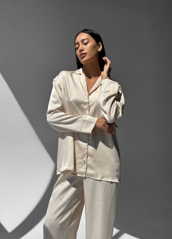 Laura, Pyjama, beige00-00004077-k