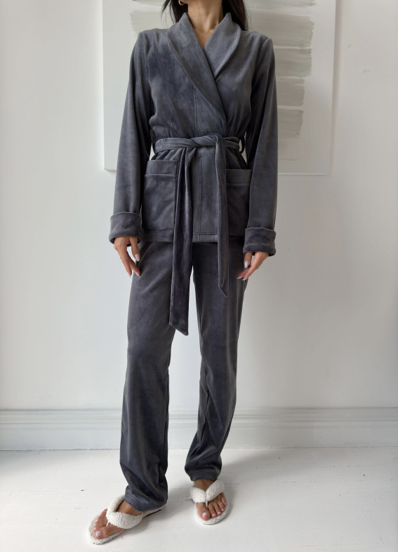 Aura, Pyjama, grau00-00004119-k