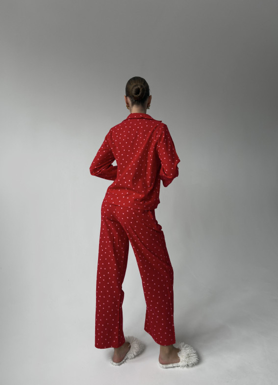 Lizzy Flanell, Pyjama, rot00-00004124-k