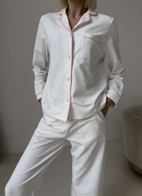 Giselle, Pyjama, weiß00-00004309-k