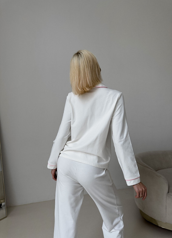 Giselle, Pyjama, weiß00-00004309-k