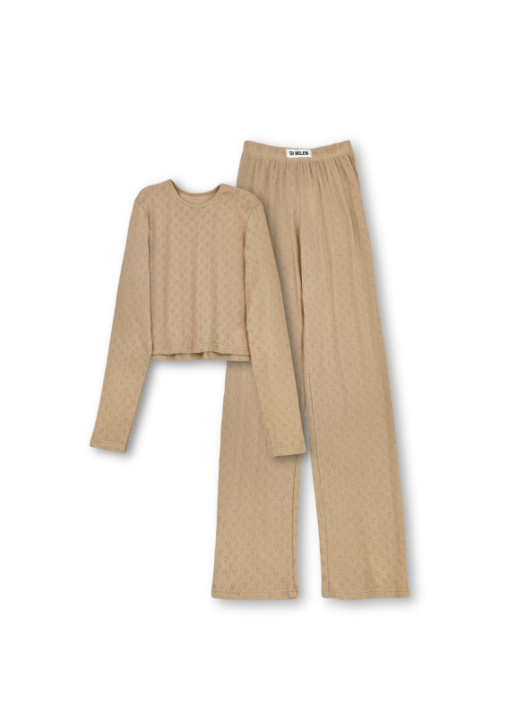 Kylie, Pyjama, beige00-00004615-k