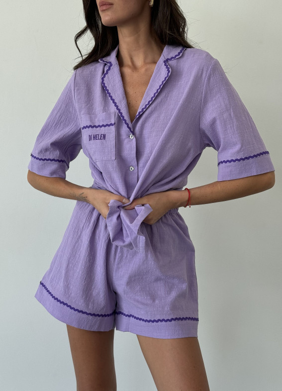 Melissa, Pyjama, fliederfarben00-00004591-k