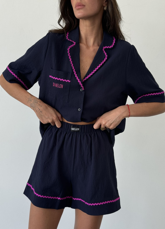 Melissa, Pyjama, blau00-00004591-k
