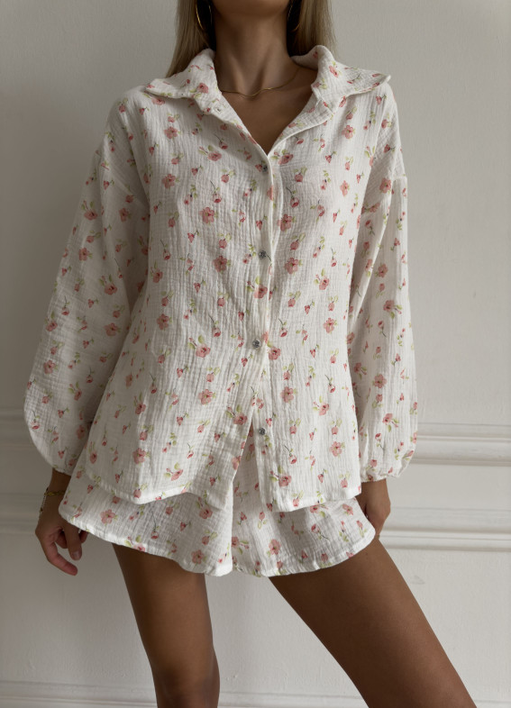 Sakura, Pyjama, weiß00-00004670-k