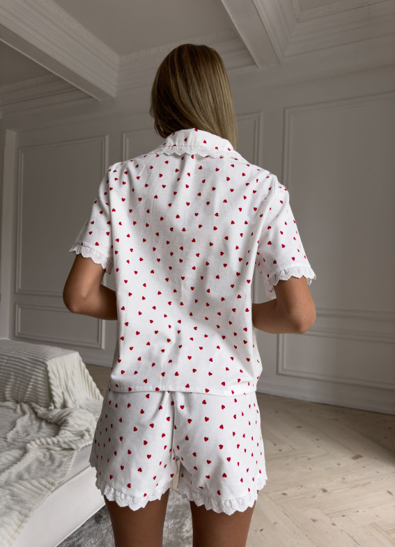 Heidi, Pyjama, weiß00-00004681-k