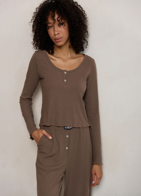 Aida, Pyjama, cappuccino00-00004720-k