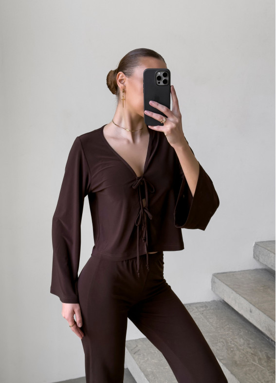 Mel, Pyjama, braun00-00004841-k
