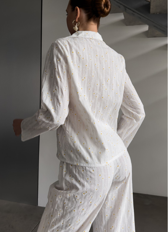 Daisy, Pyjama, weiß00-00004844-k