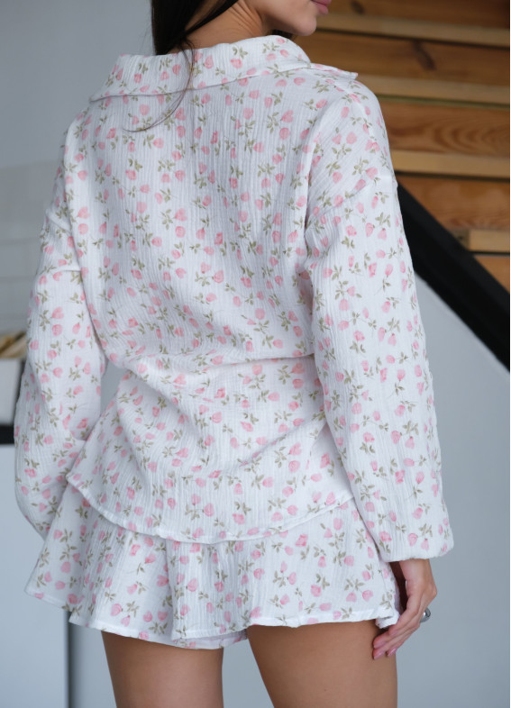 Rose, pajamas, weiß00-00004893-k