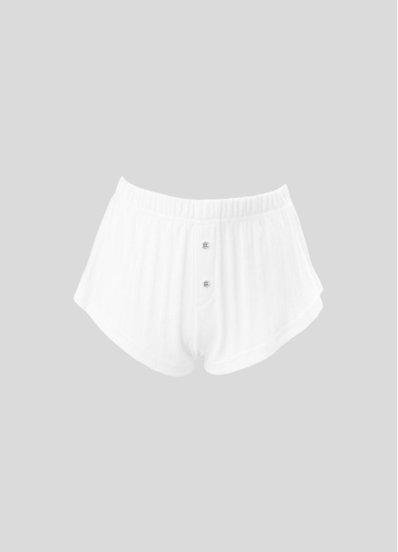 Verona-Shorts mit niedrigem Bund, milchig00-00004905