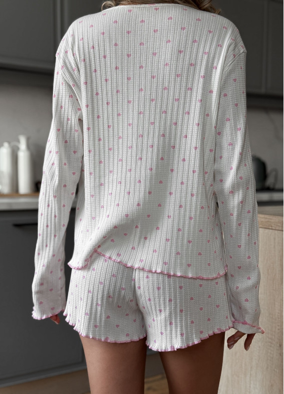 Semiramis, Pyjama mit Shorts, milchig00-00004907-k